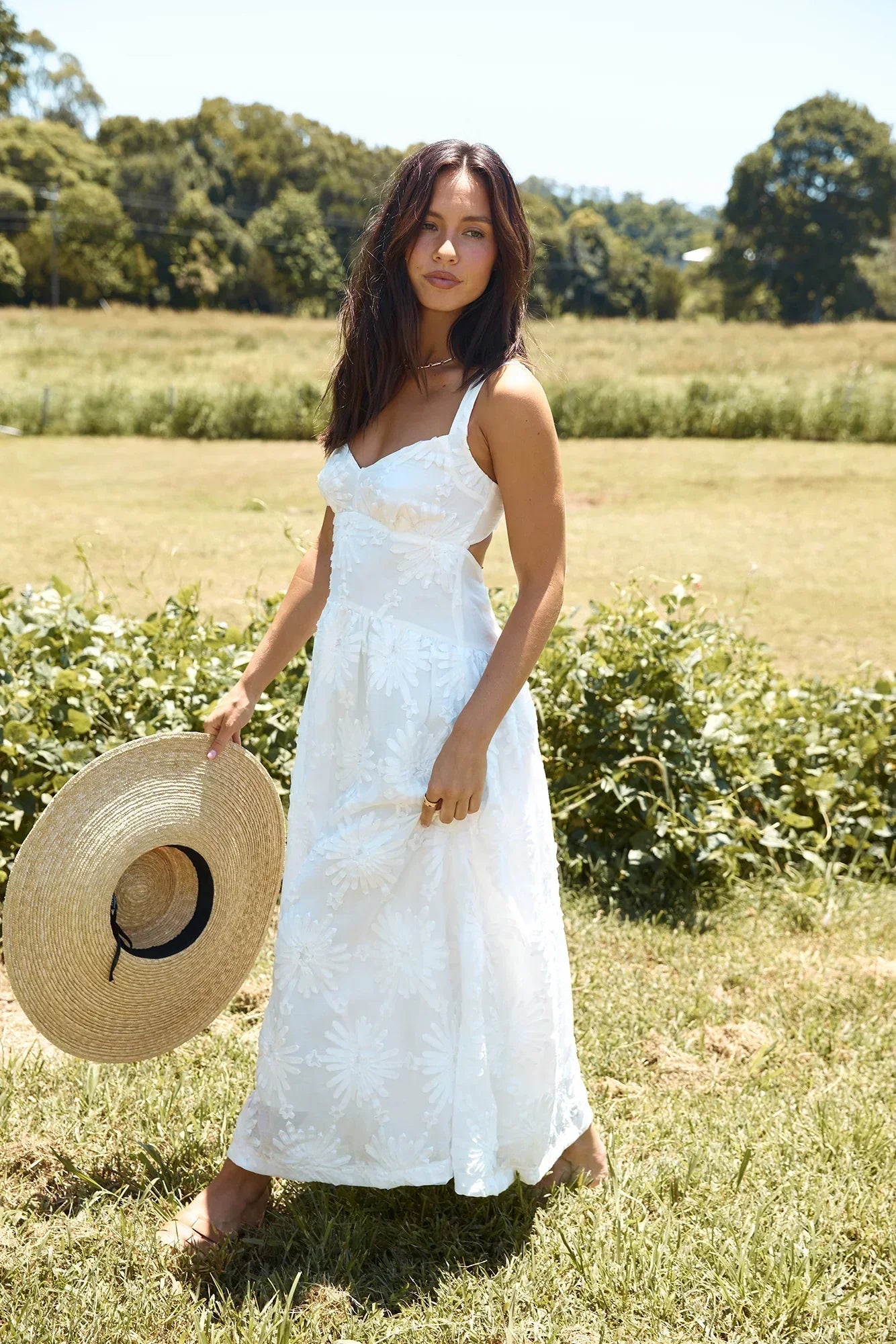 Grand Estate Porcelain Princess Maxi Dress