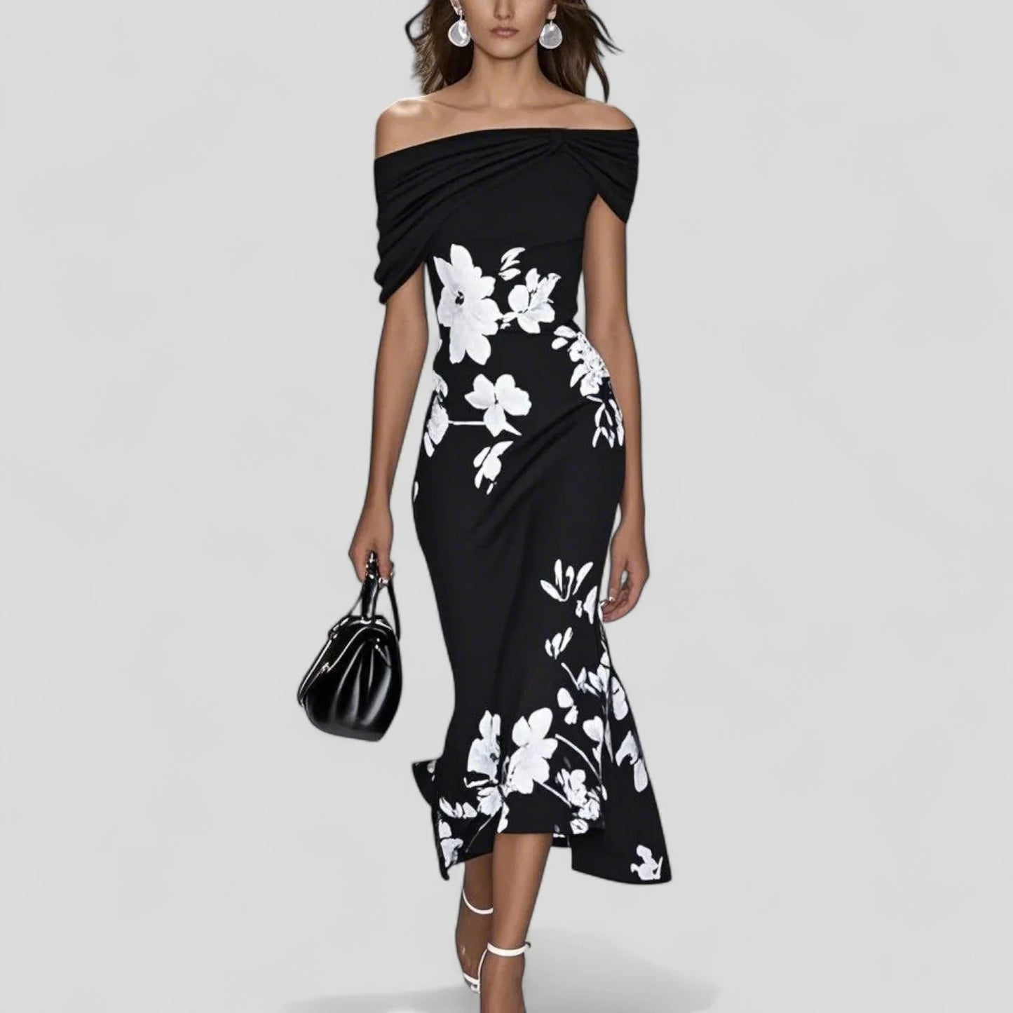 Sienna Draped Midi Dress
