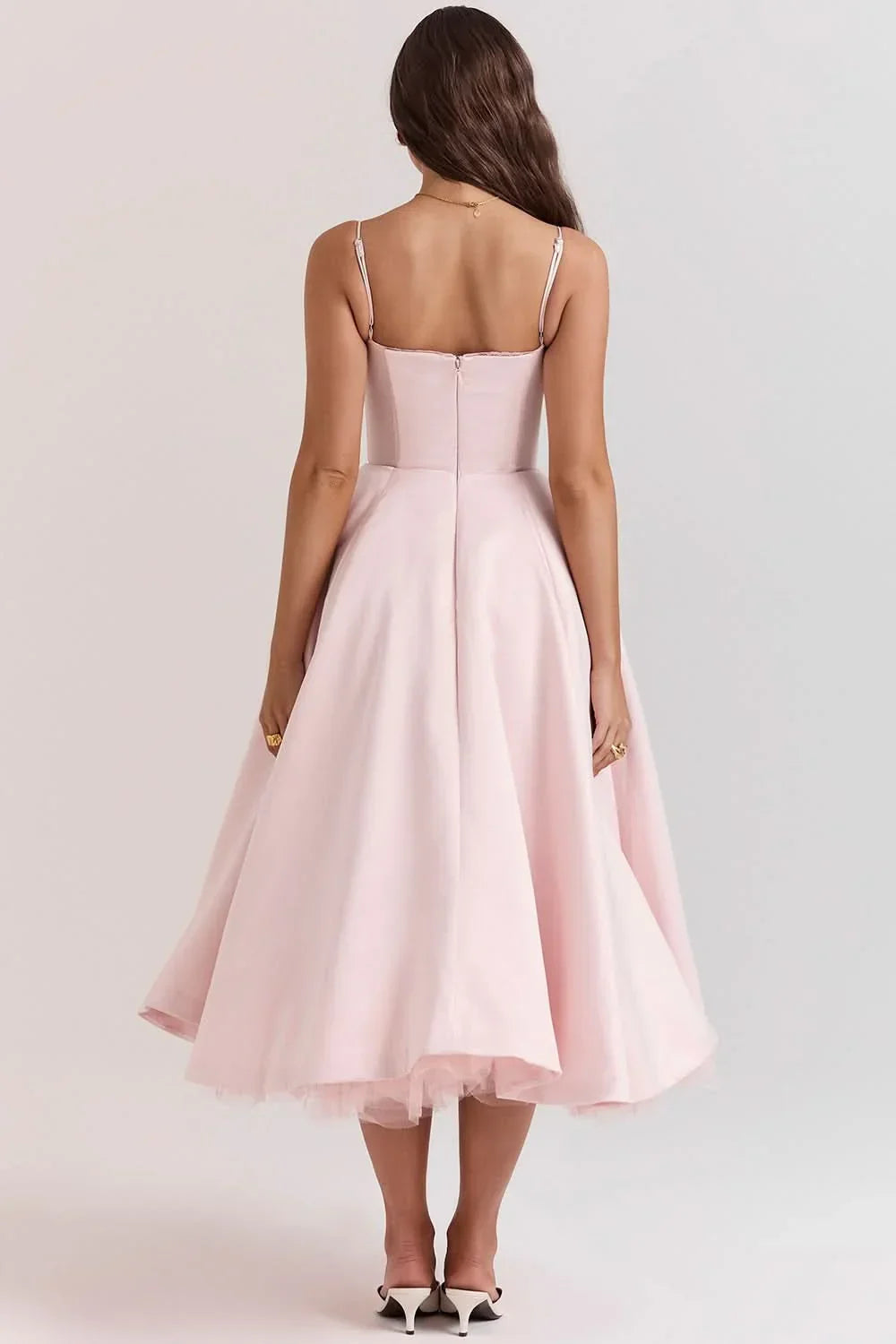 Evelyn Corset Midi Dress