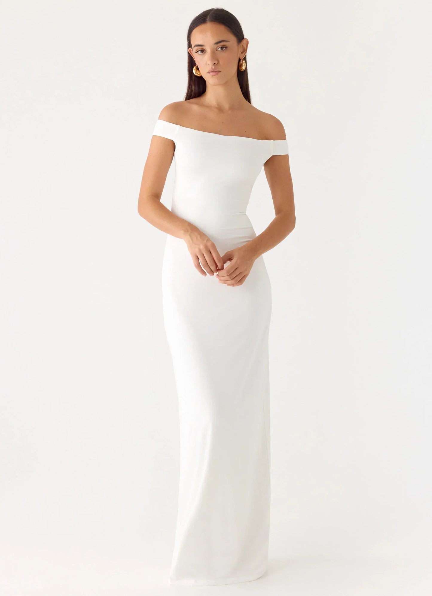 New Intentions Maxi Dress White