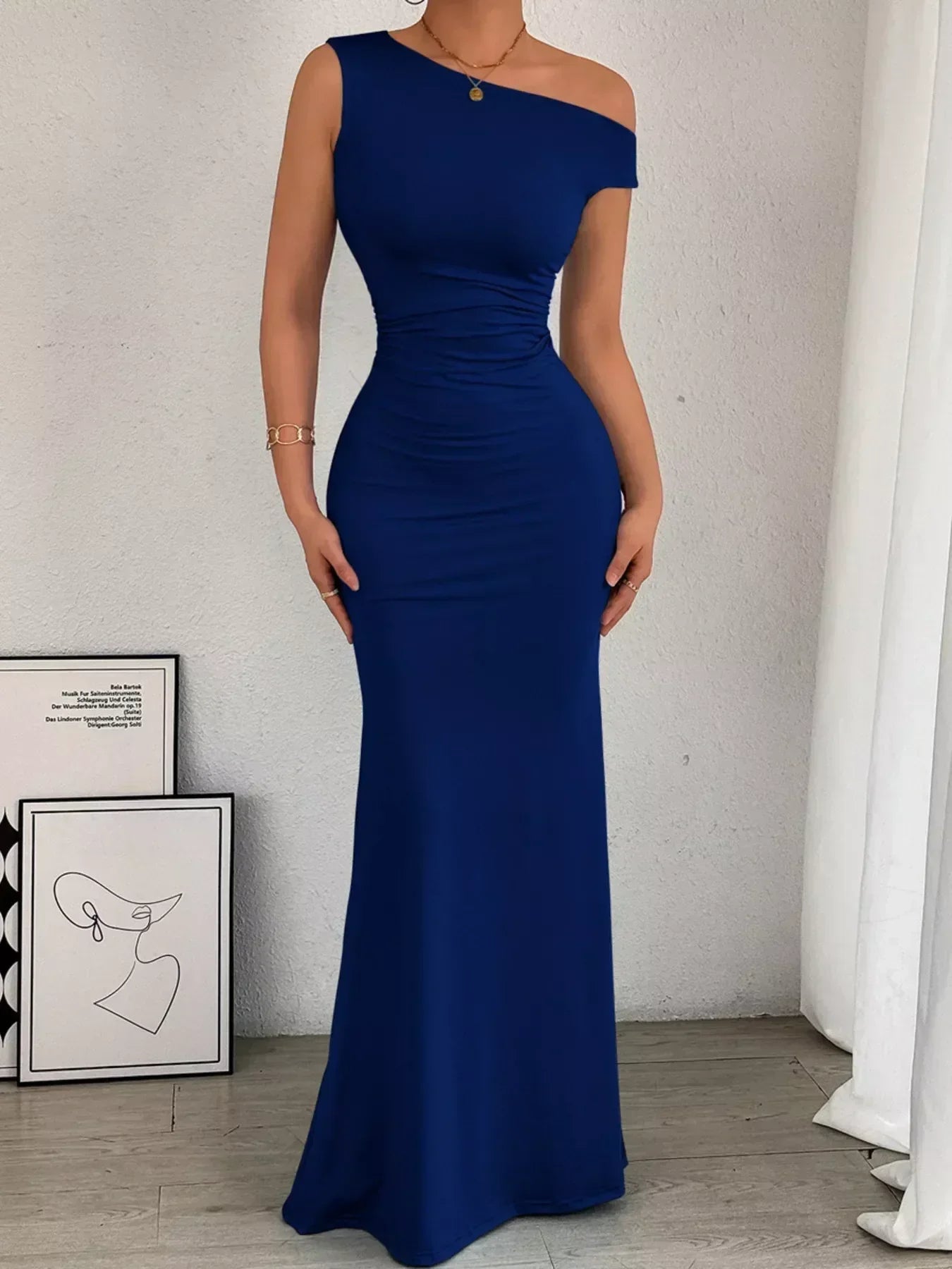 Sienna Ruched Maxi Dress