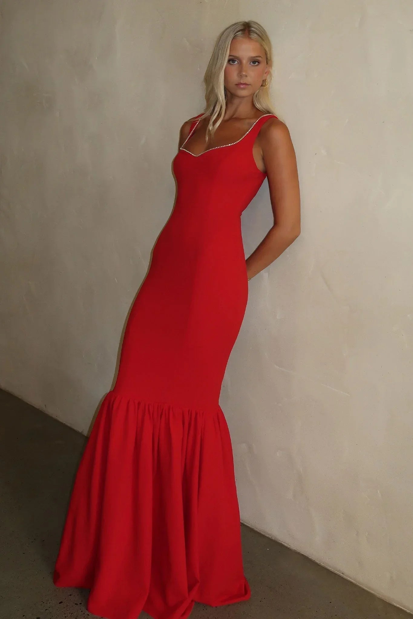 Scarlett Rhinestone Maxi Dress