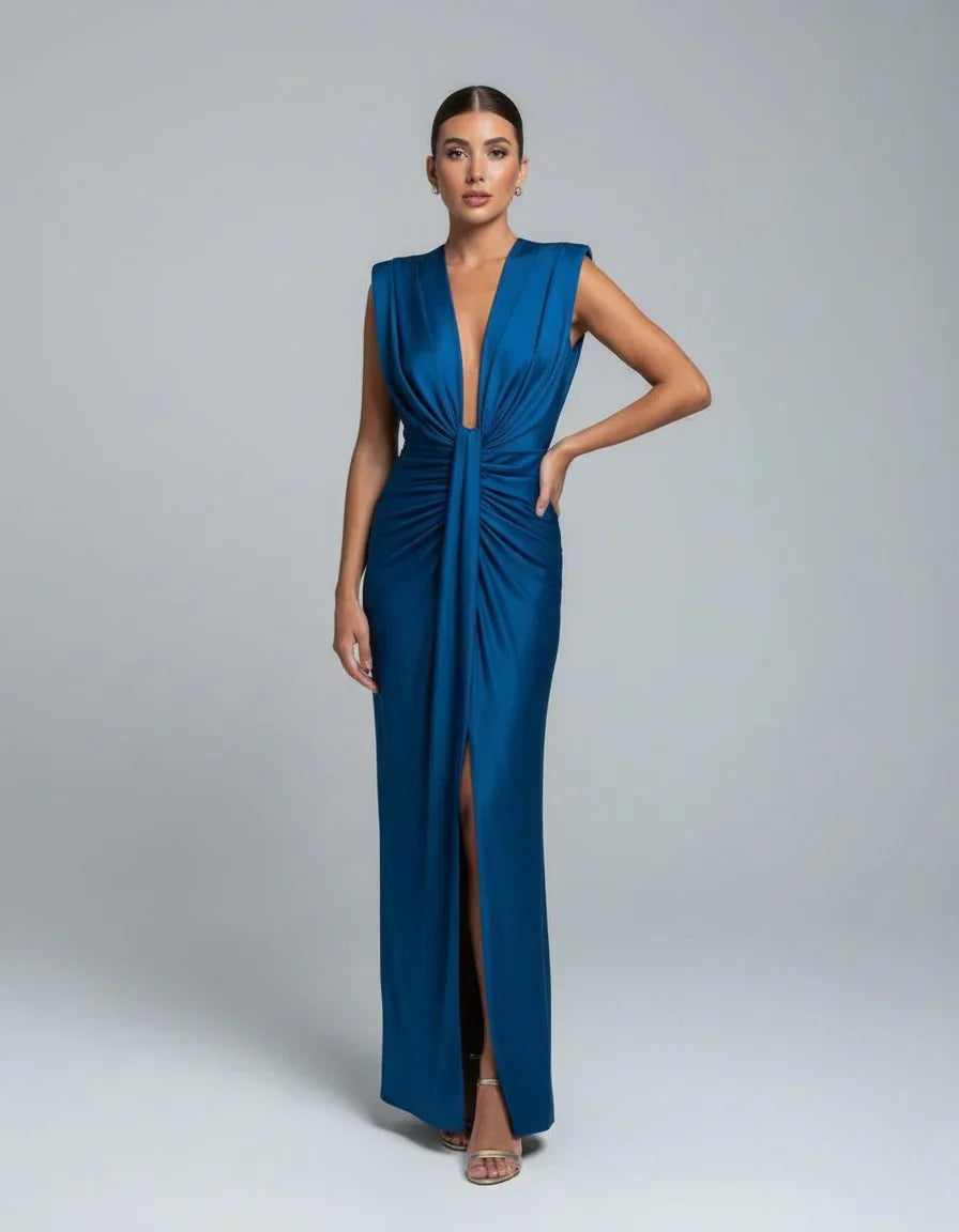 Sienna Ruched Maxi Dress