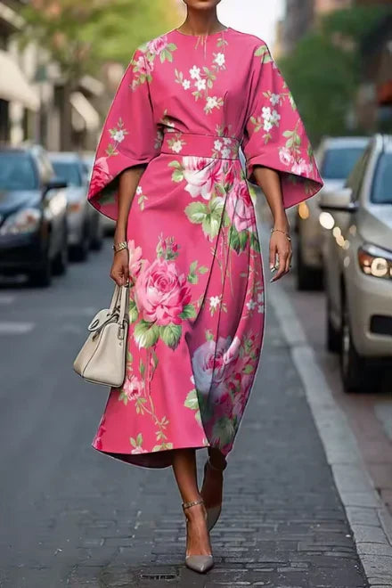 Sage Wrap Midi Dress