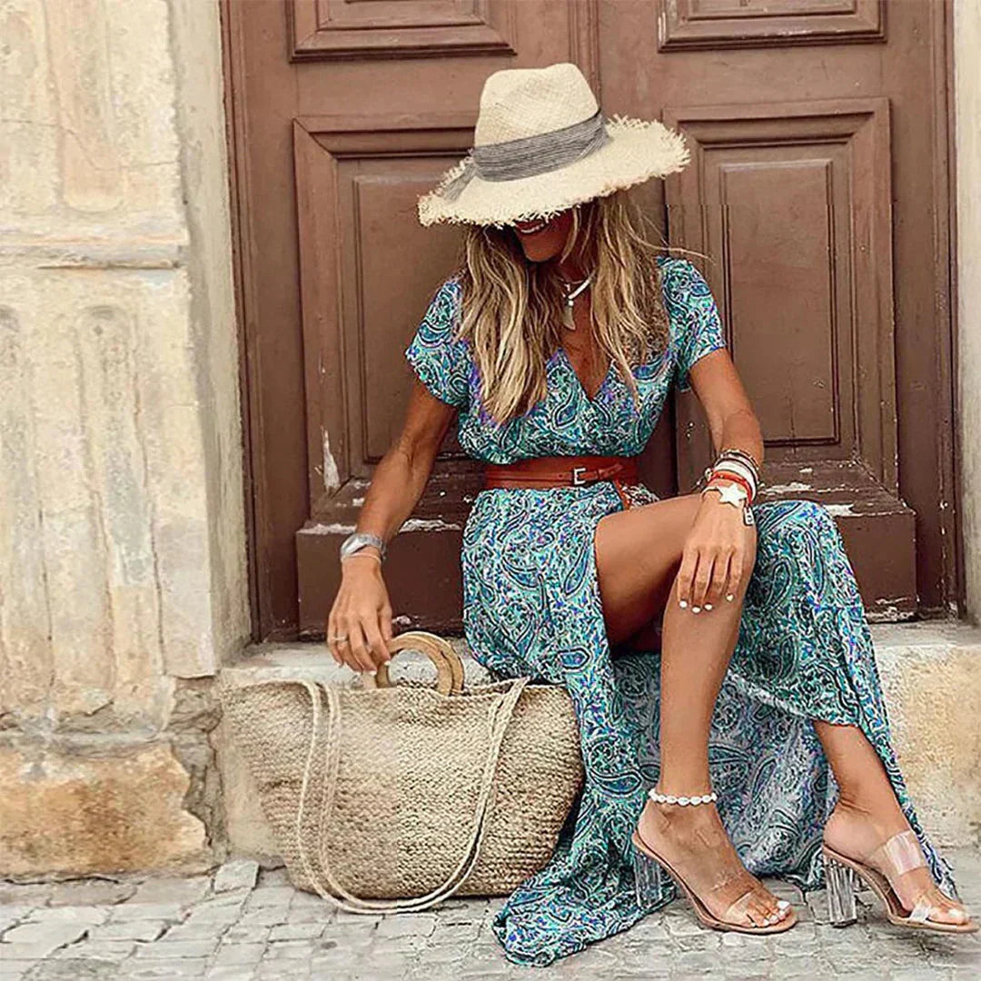 Rosalie Wrap Maxi Dress