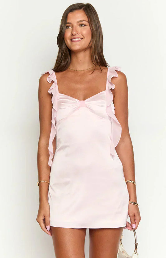Joyce Pink Mini Dress