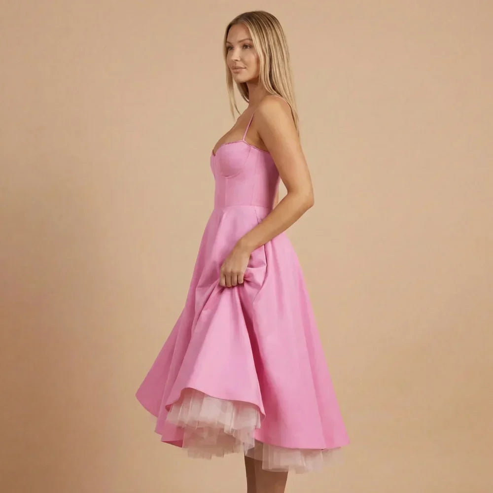 Emilia Sweetheart Midi Dress