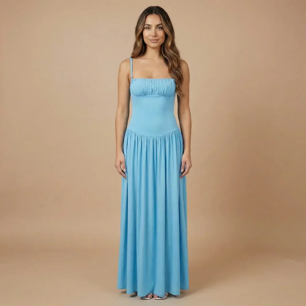 Margot Ruched Maxi Dress
