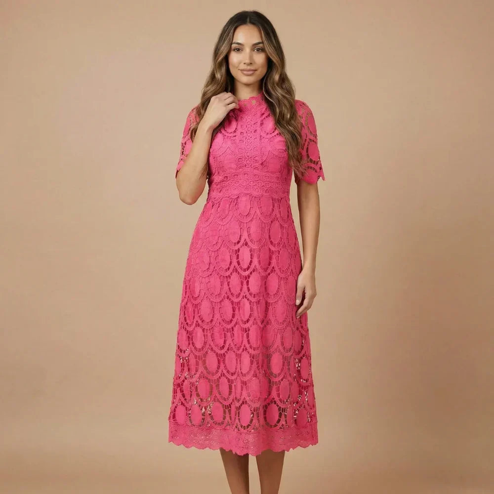 Rosalie Lace Midi Dress