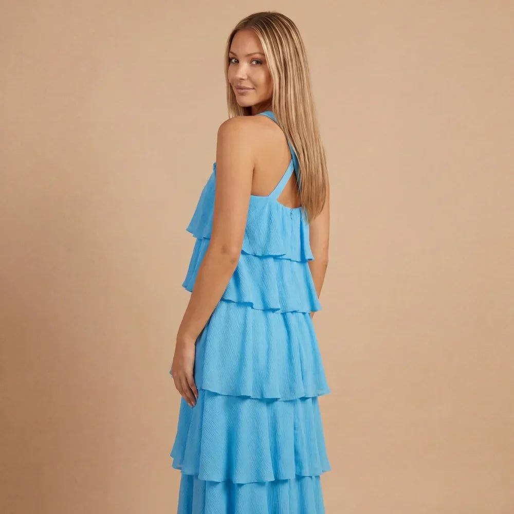 Isabelle Ruffle Maxi Dress