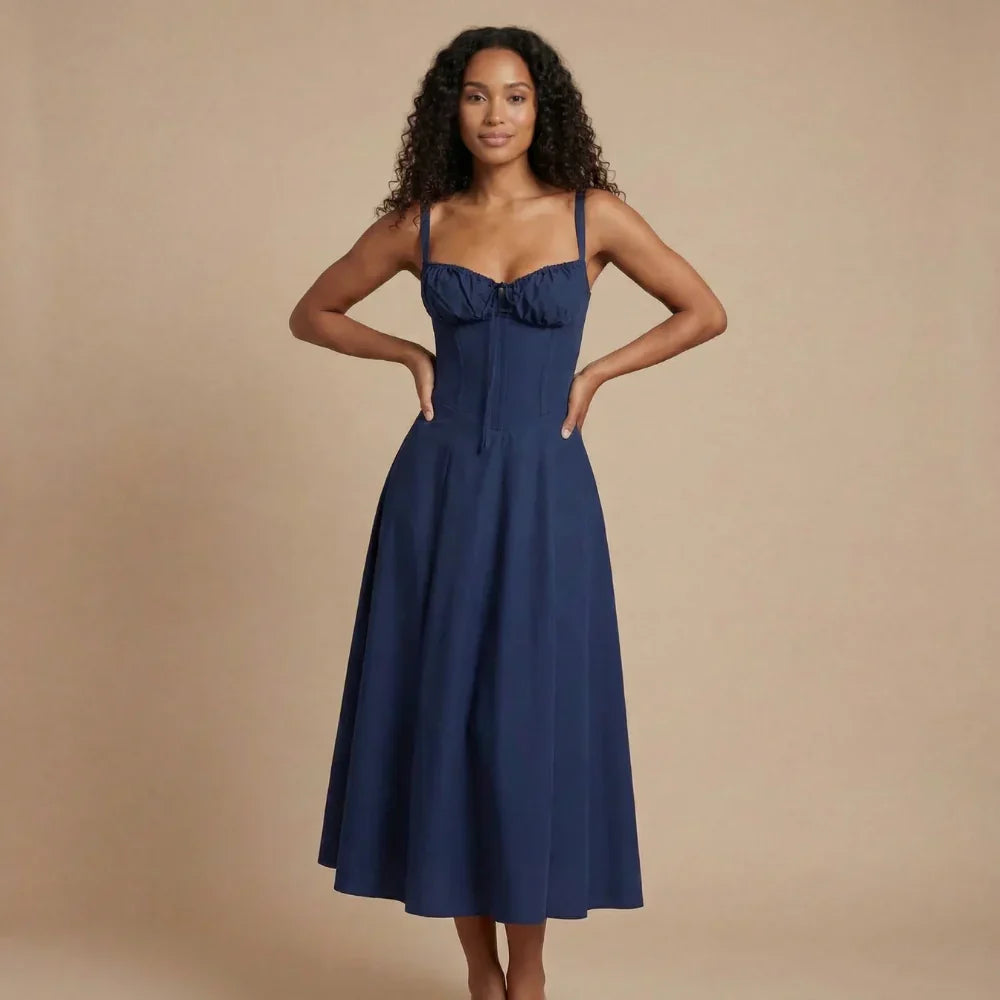 Eden Corset Midi Dress