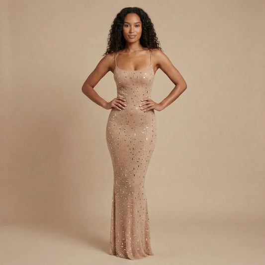 Emilia Sequin Maxi Dress