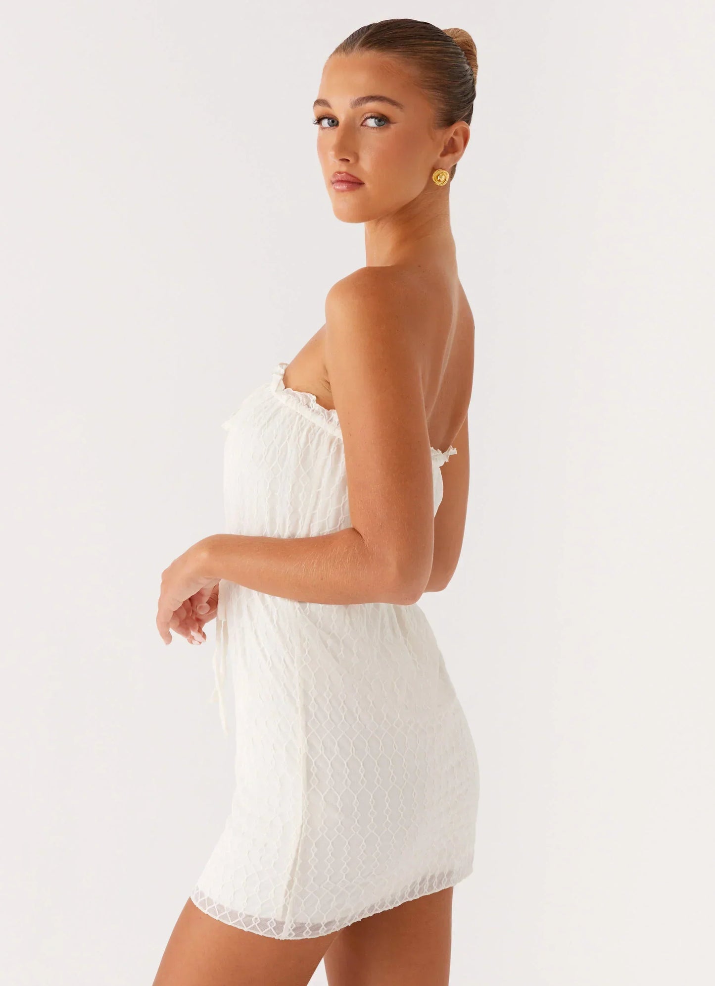 Alina Mini Dress - Ivory