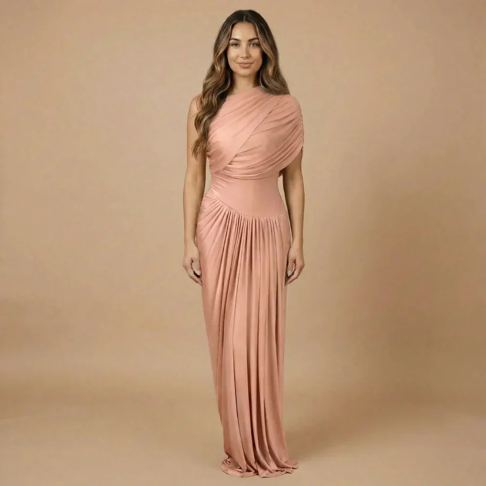 Ariella Draped Maxi Dress