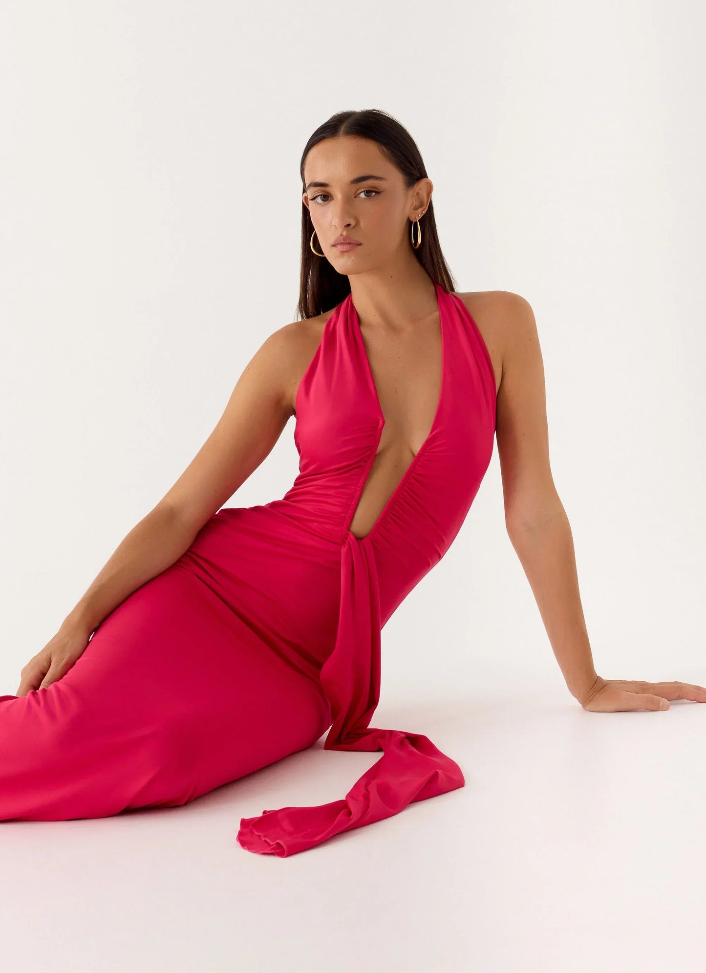 Emiliana Maxi Dress Red