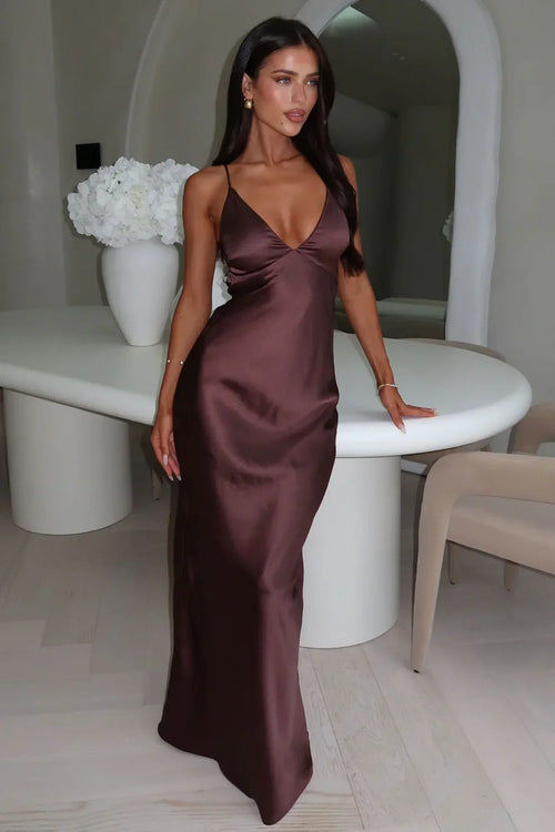 Duttini | Satin Maxi Dress For Women – Maxi Dresses Collection