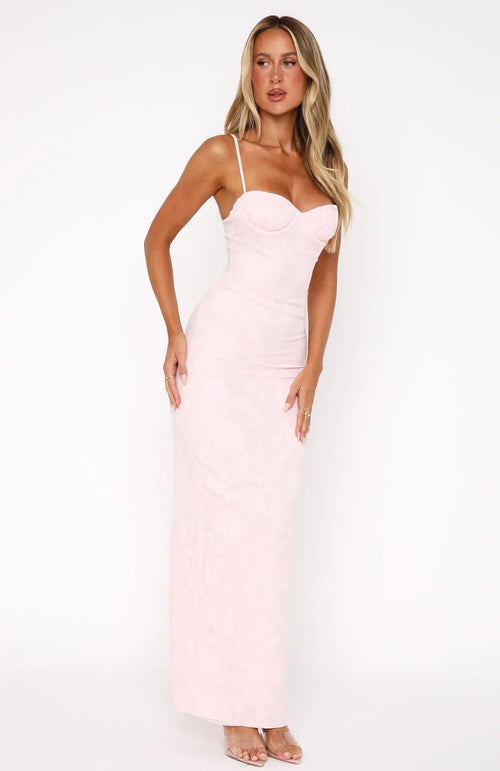 Blush Garden Maxi Dress