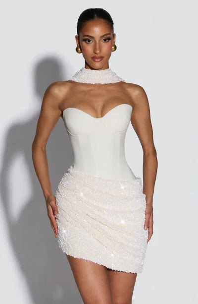 Denise Mini Dress White