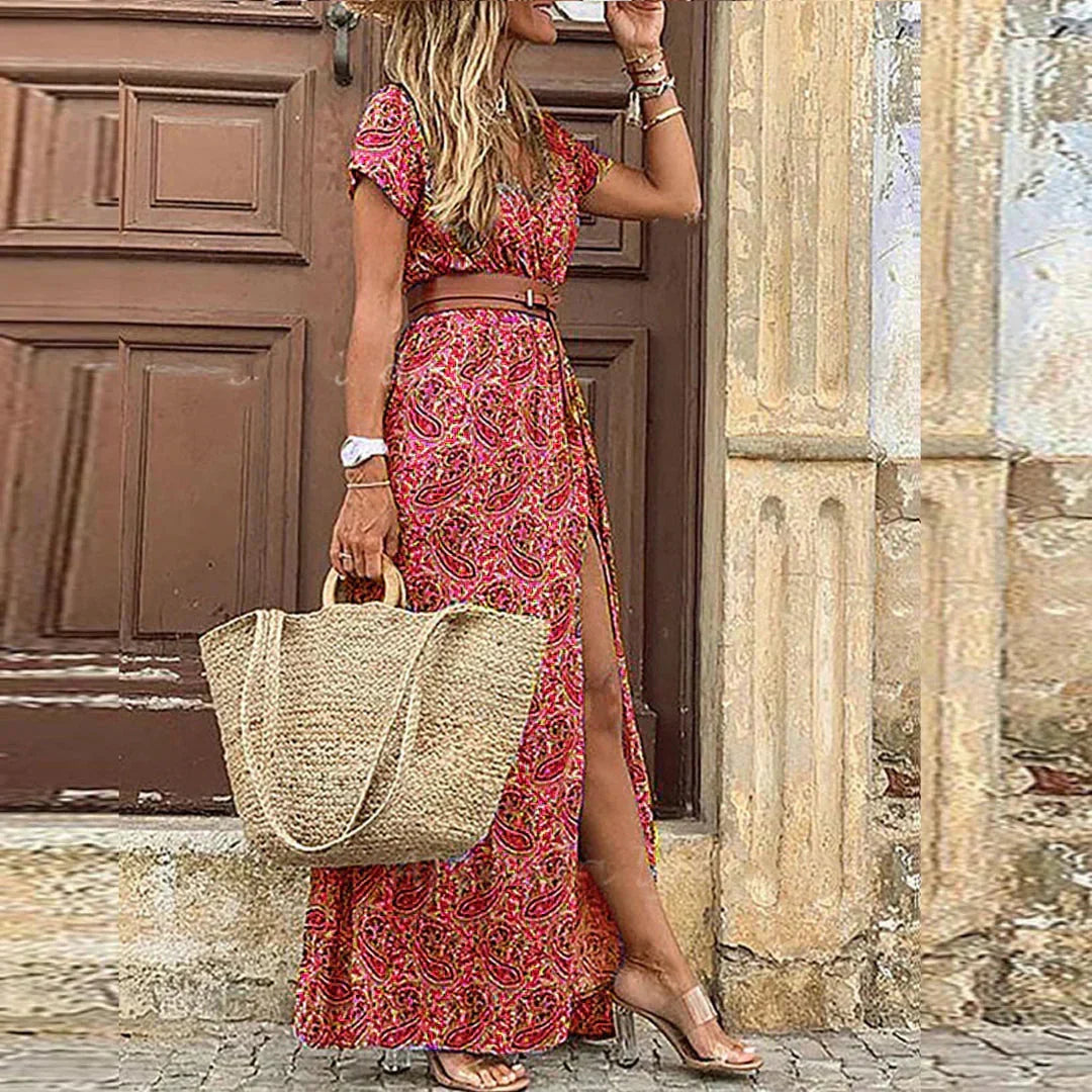 Rosalie Wrap Maxi Dress