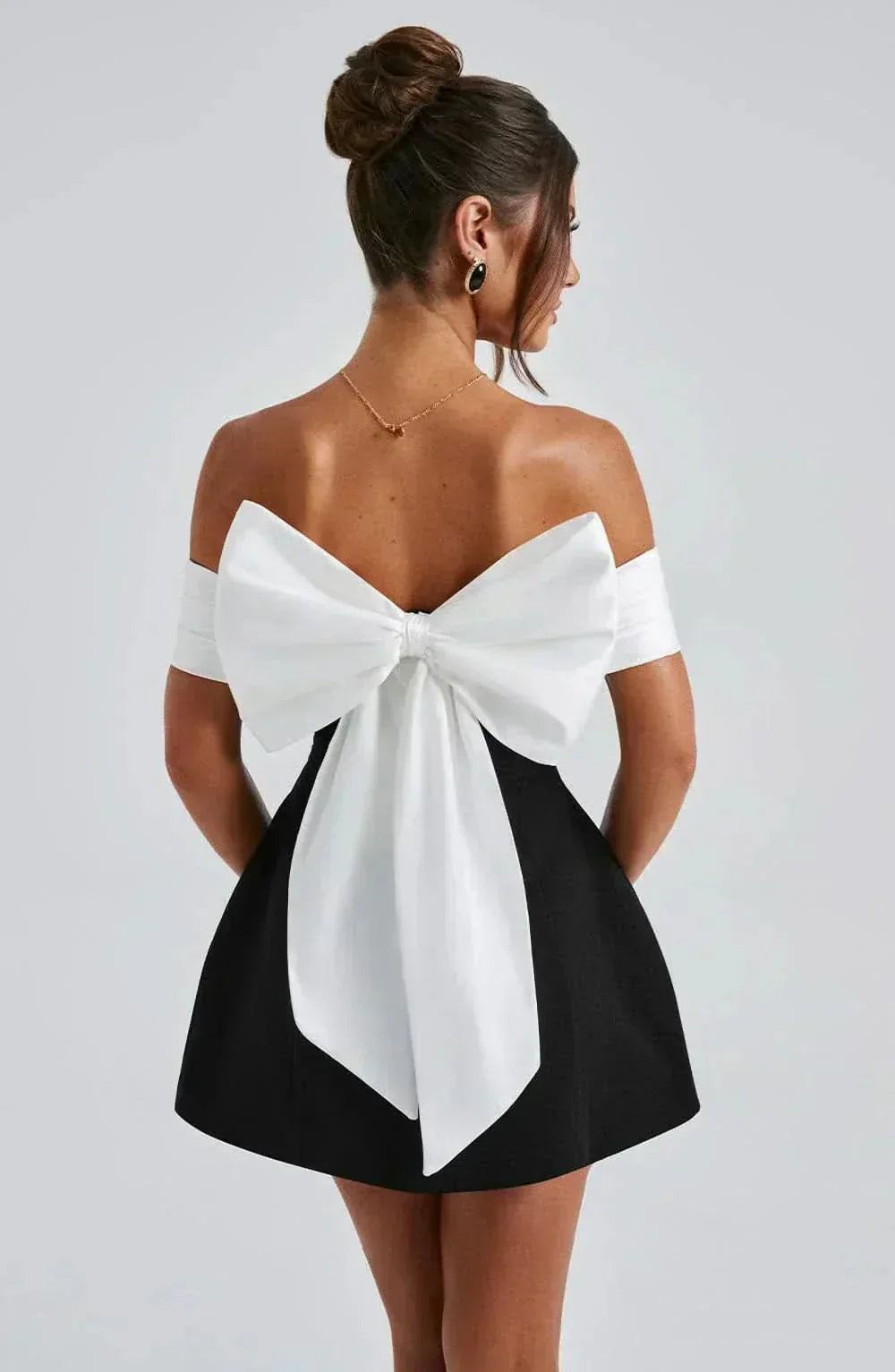 Serena Bow Mini Dress