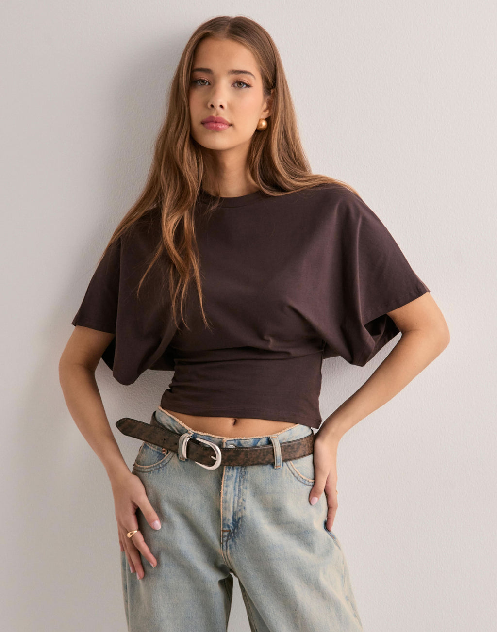 Elina Batwing Crop Top