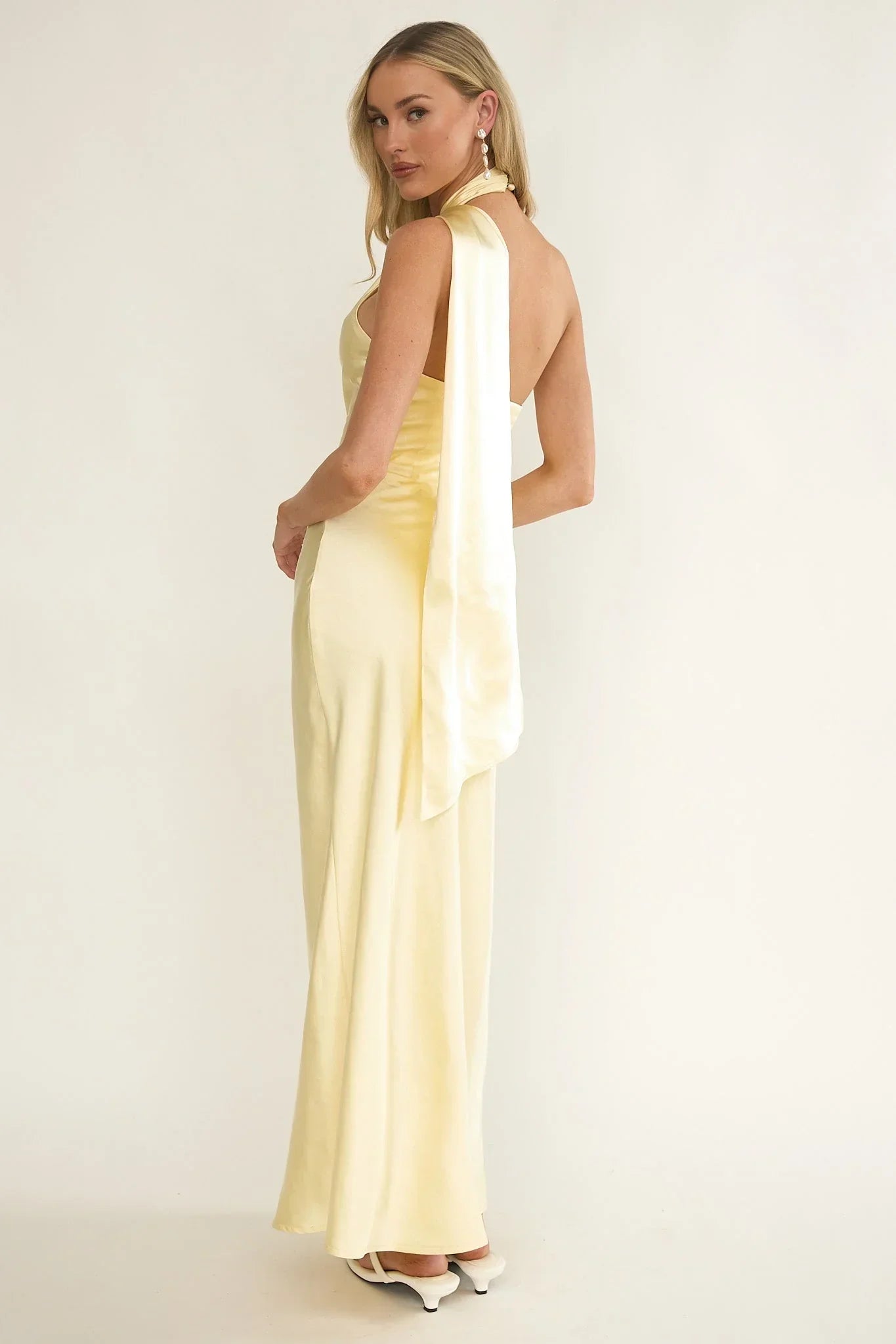 Alvara Halter Maxi Dress Butter