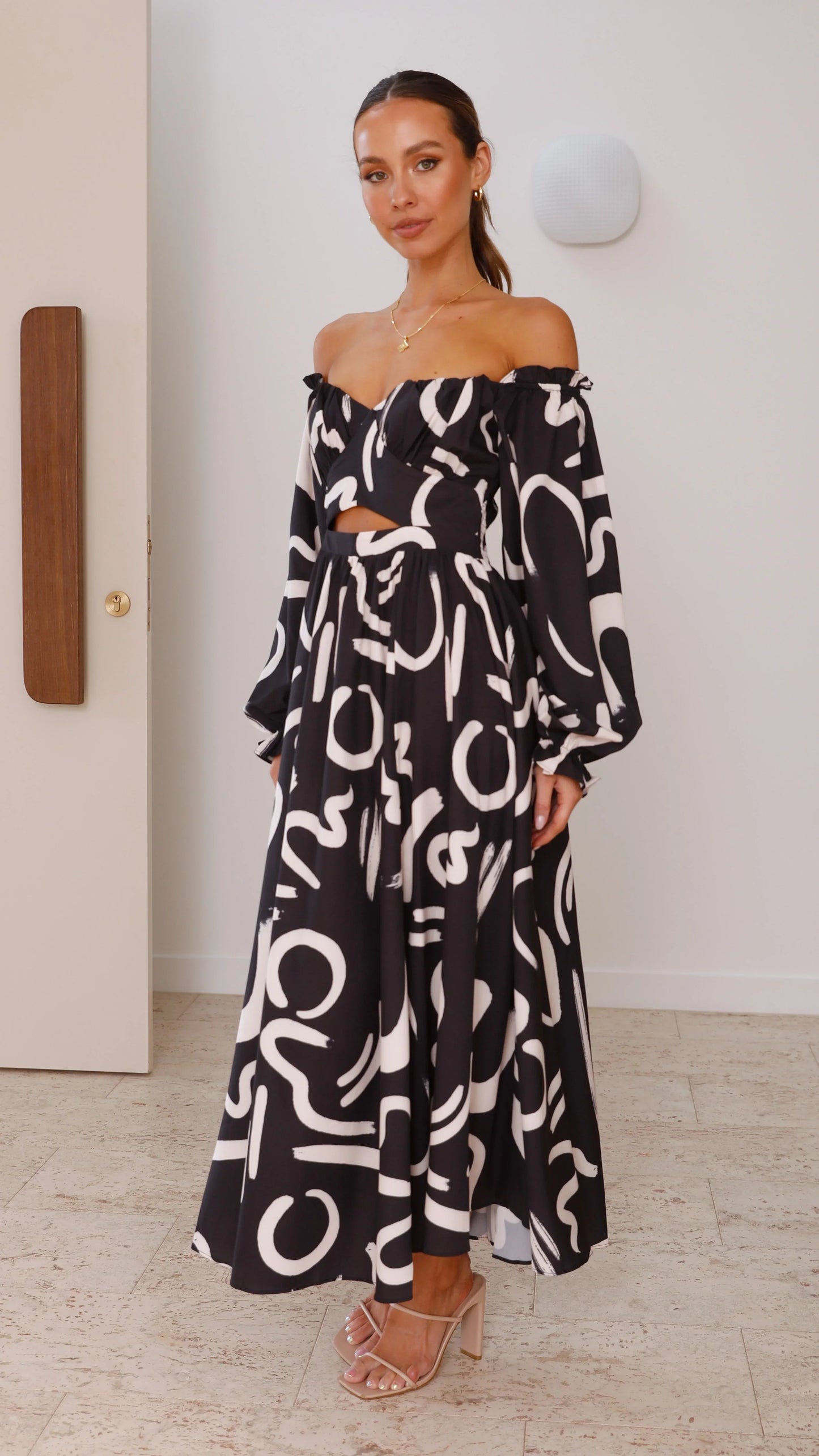 Valentina Abstract Maxi Dress