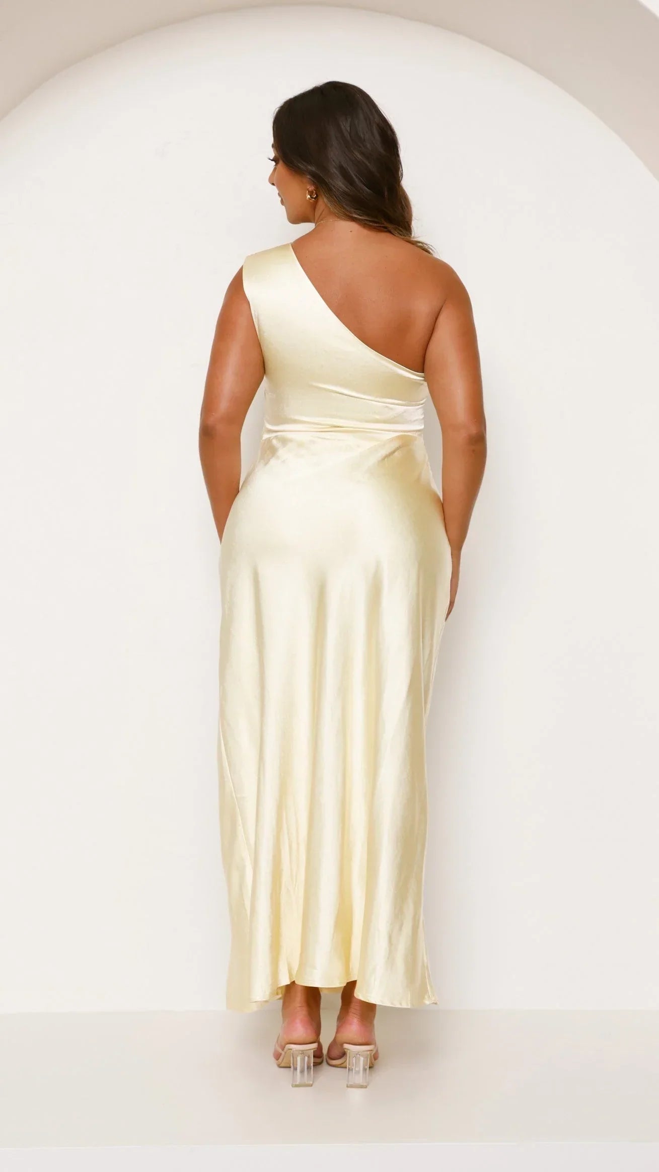 Isadora Satin Maxi Dress
