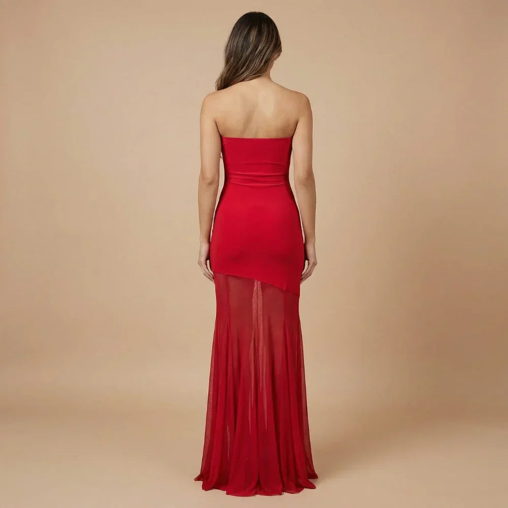 Liliana Mesh Maxi Dress