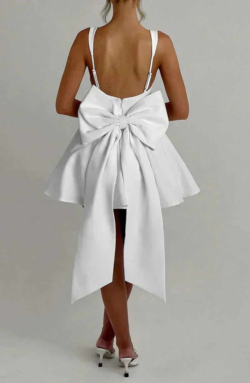 Artemis Bow Mini Dress