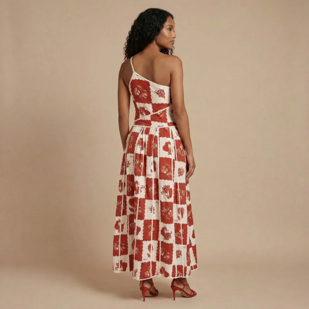 Adelaide Patchwork Maxi Dress