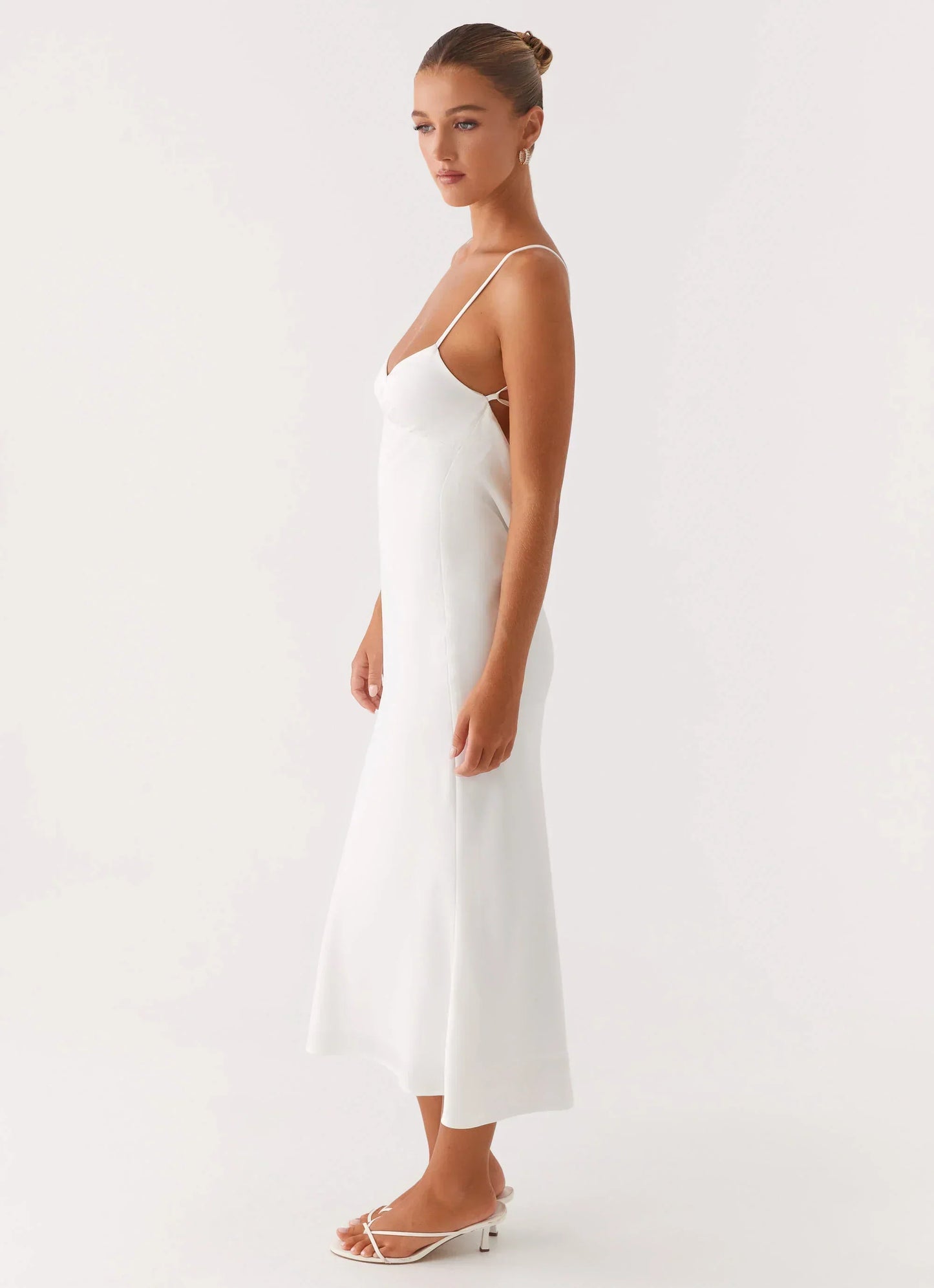Bentley Midi Dress - White