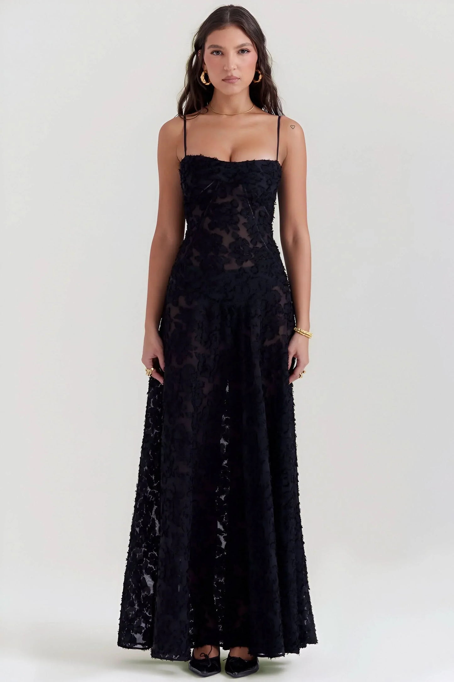 Evangeline Lace Maxi Dress