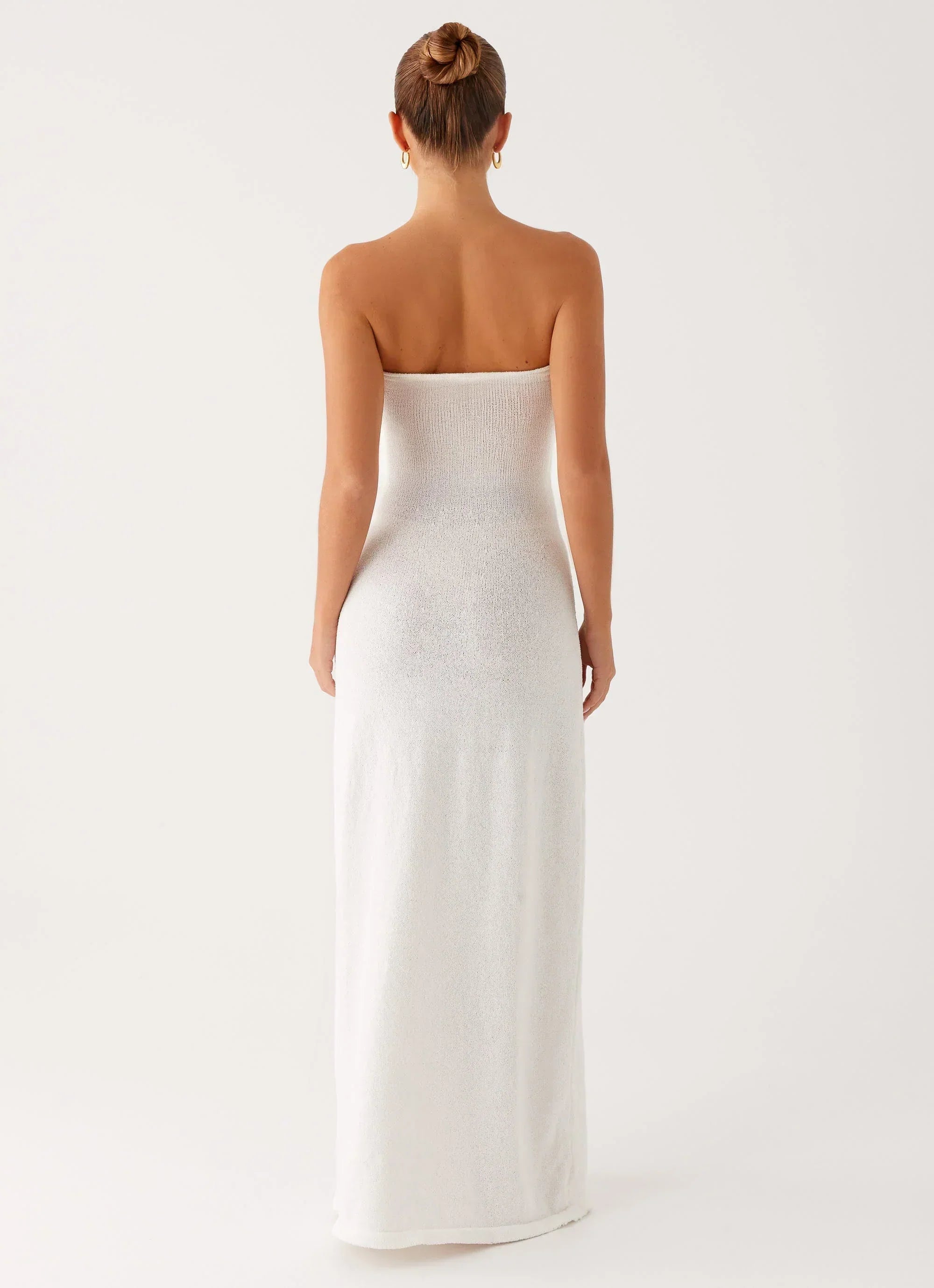 Arli Strapless Maxi Dress - Ivory