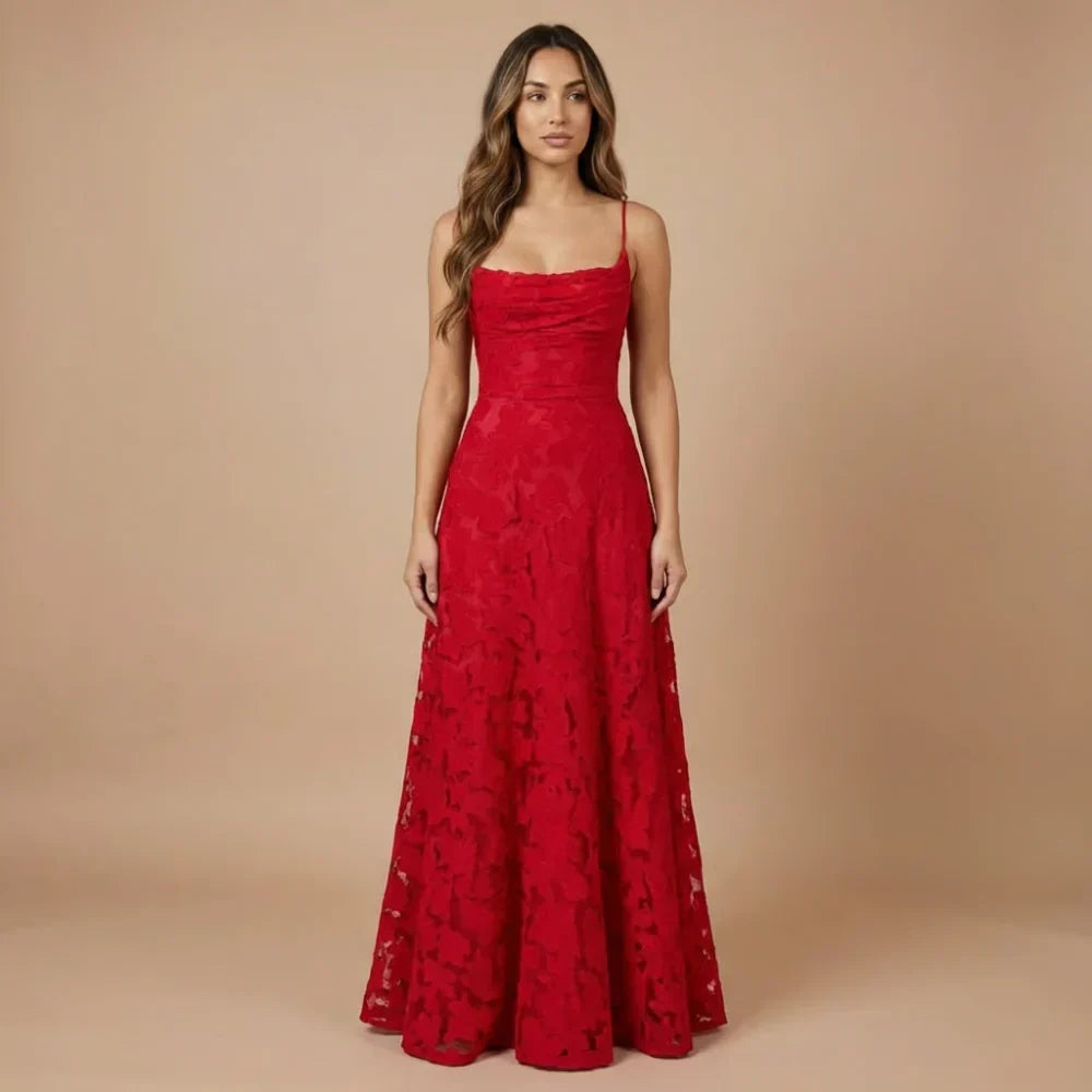 Floral Lace Maxi Dress