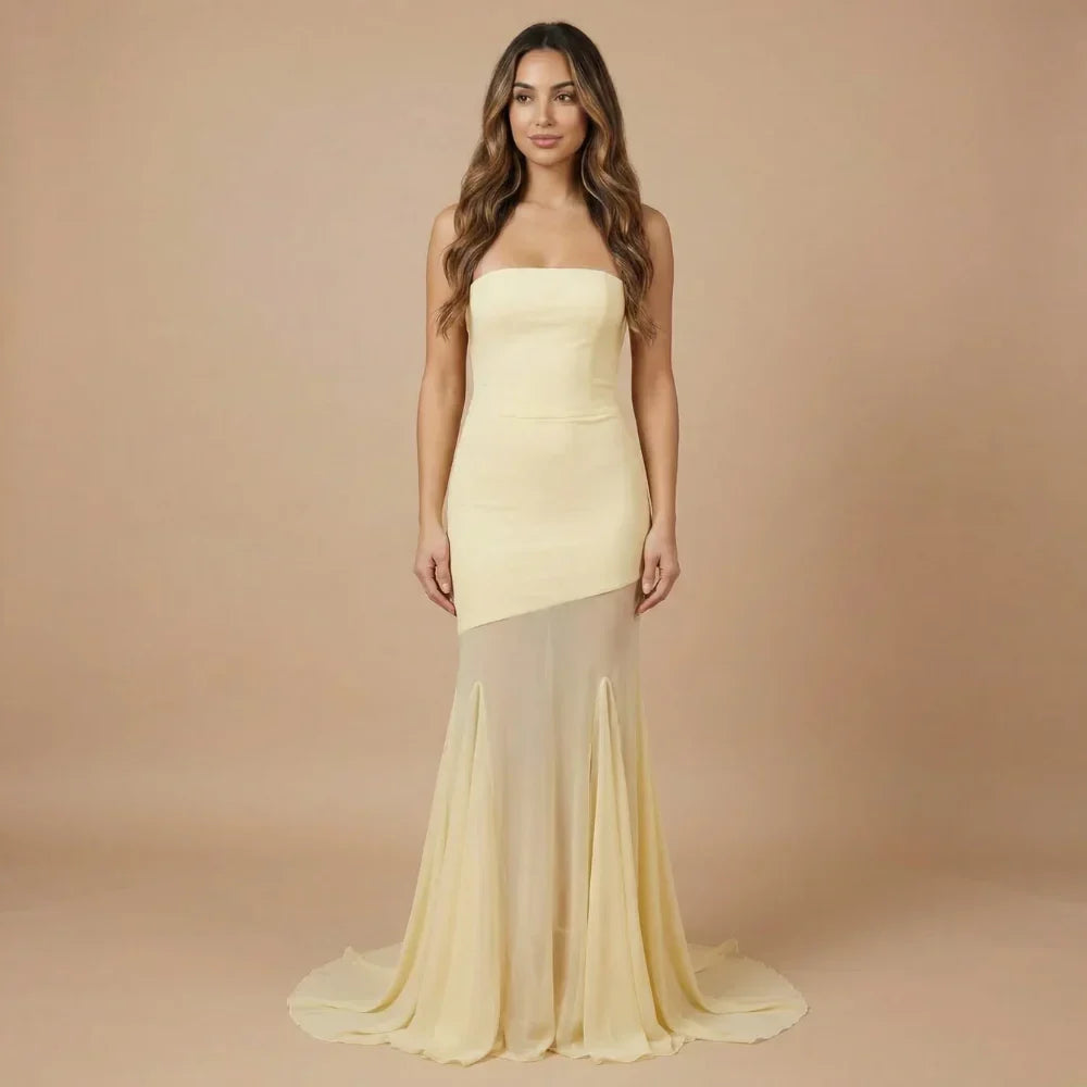 Liliana Mesh Maxi Dress