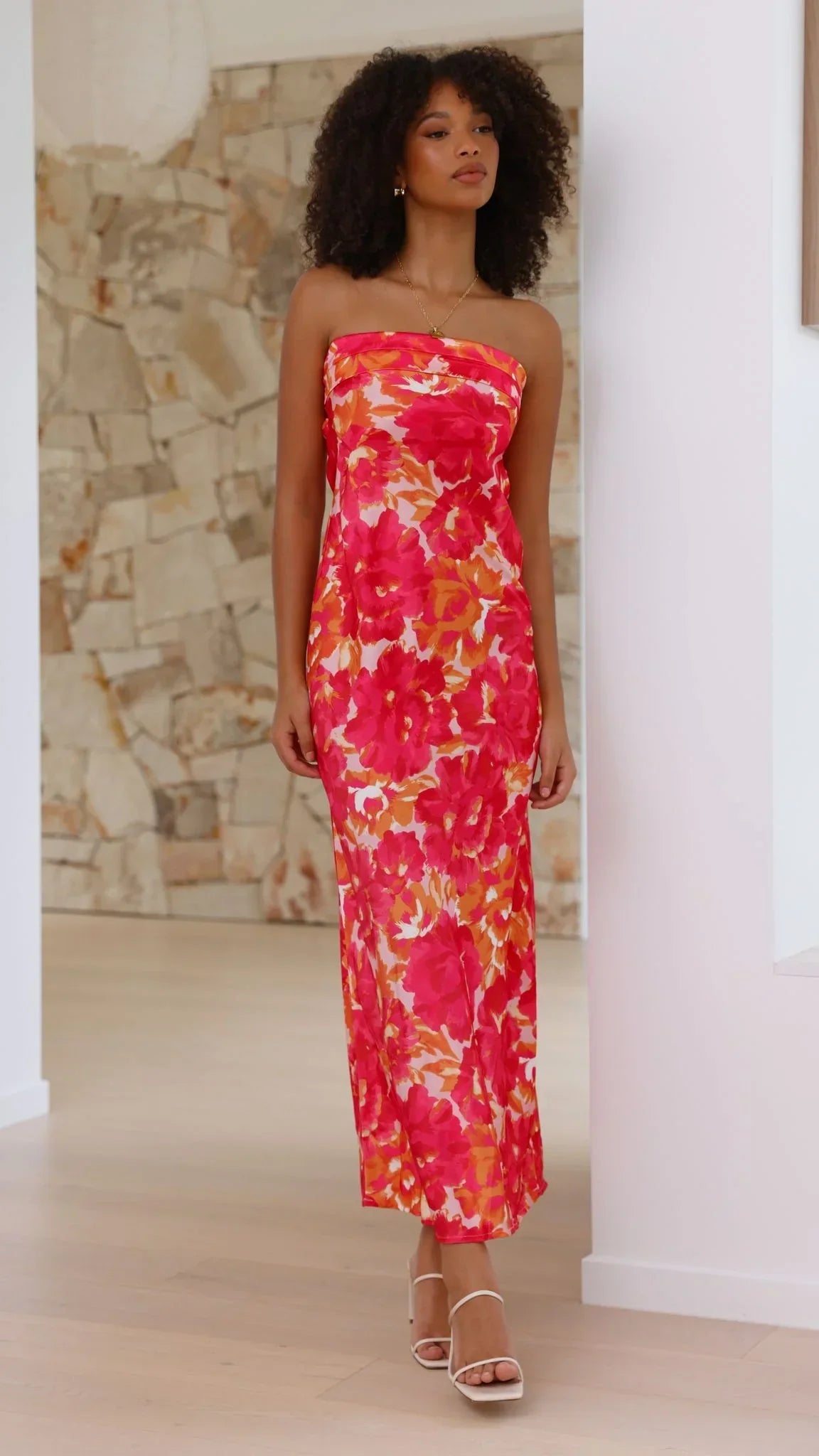 Valencia Ruched Midi Dress