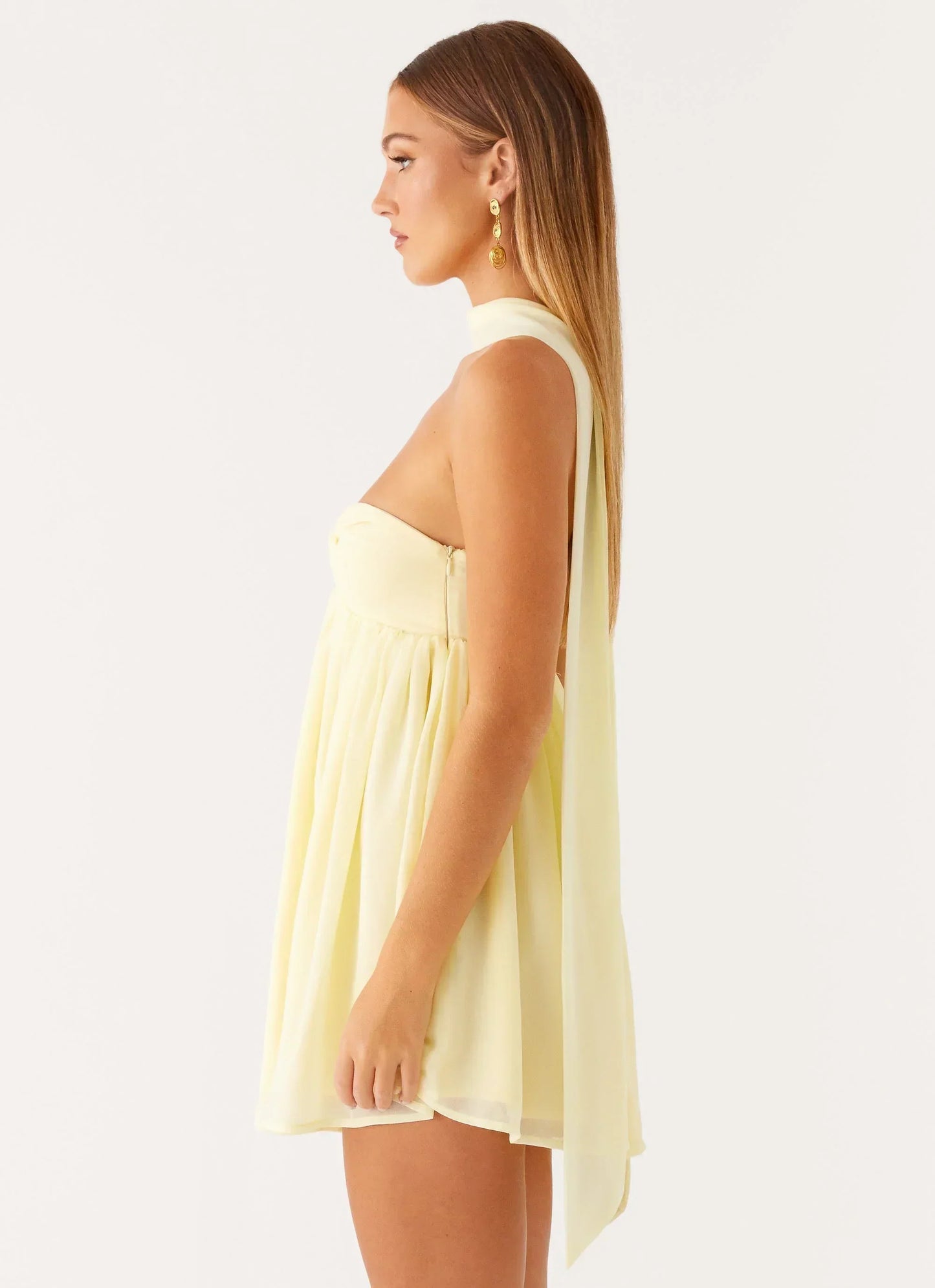 Saturn Mini Dress - Yellow