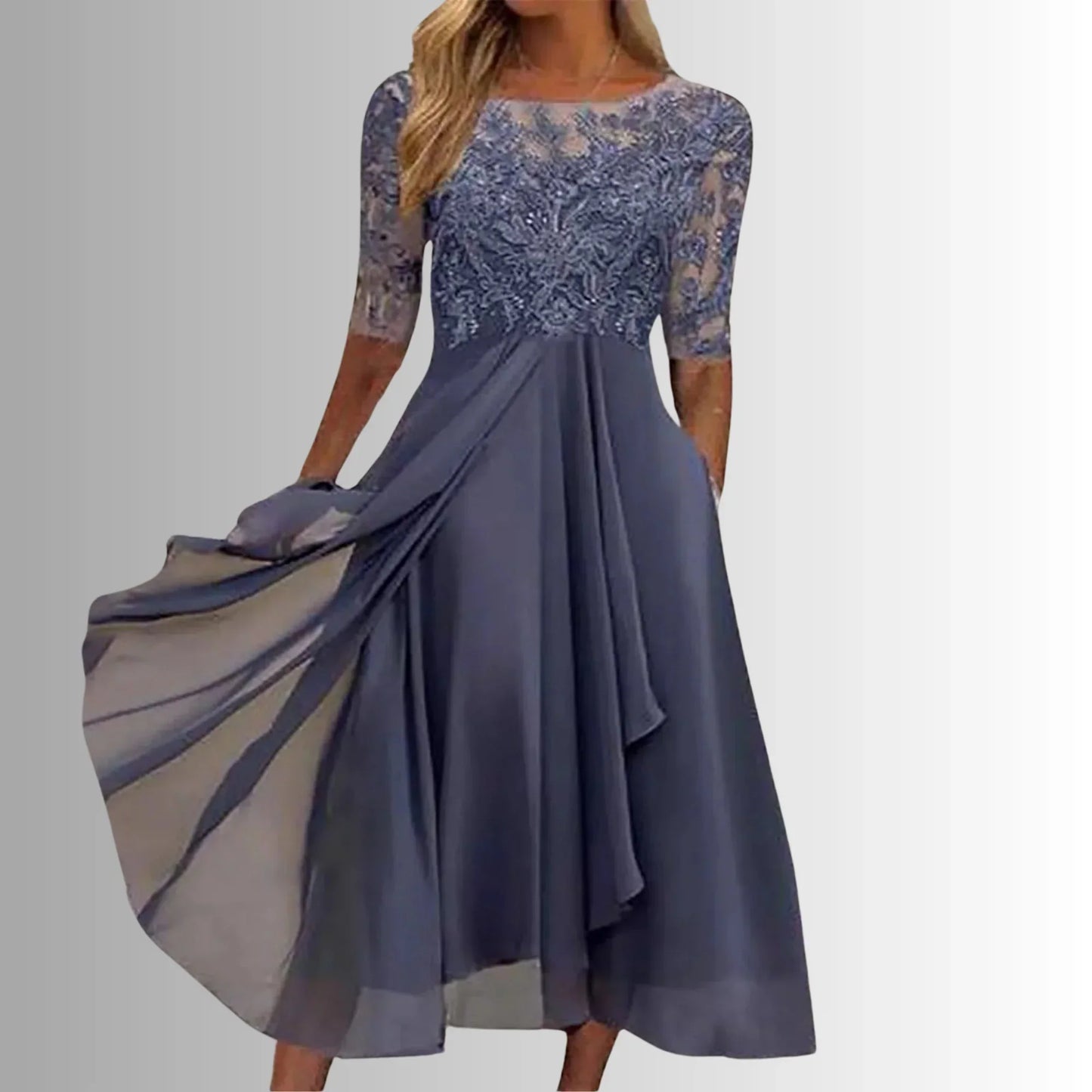 Arabella Lace Midi Dress
