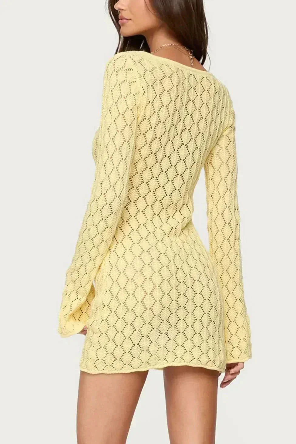 Lydia Tie-Front Mini Dress
