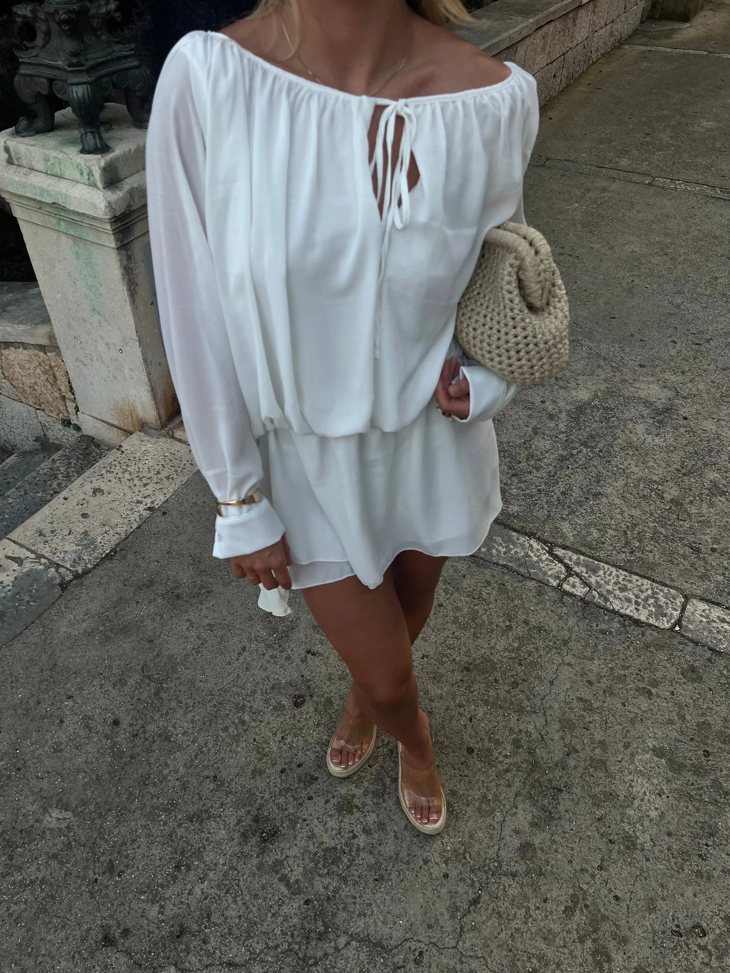 Ariana Ruffle Mini Dress