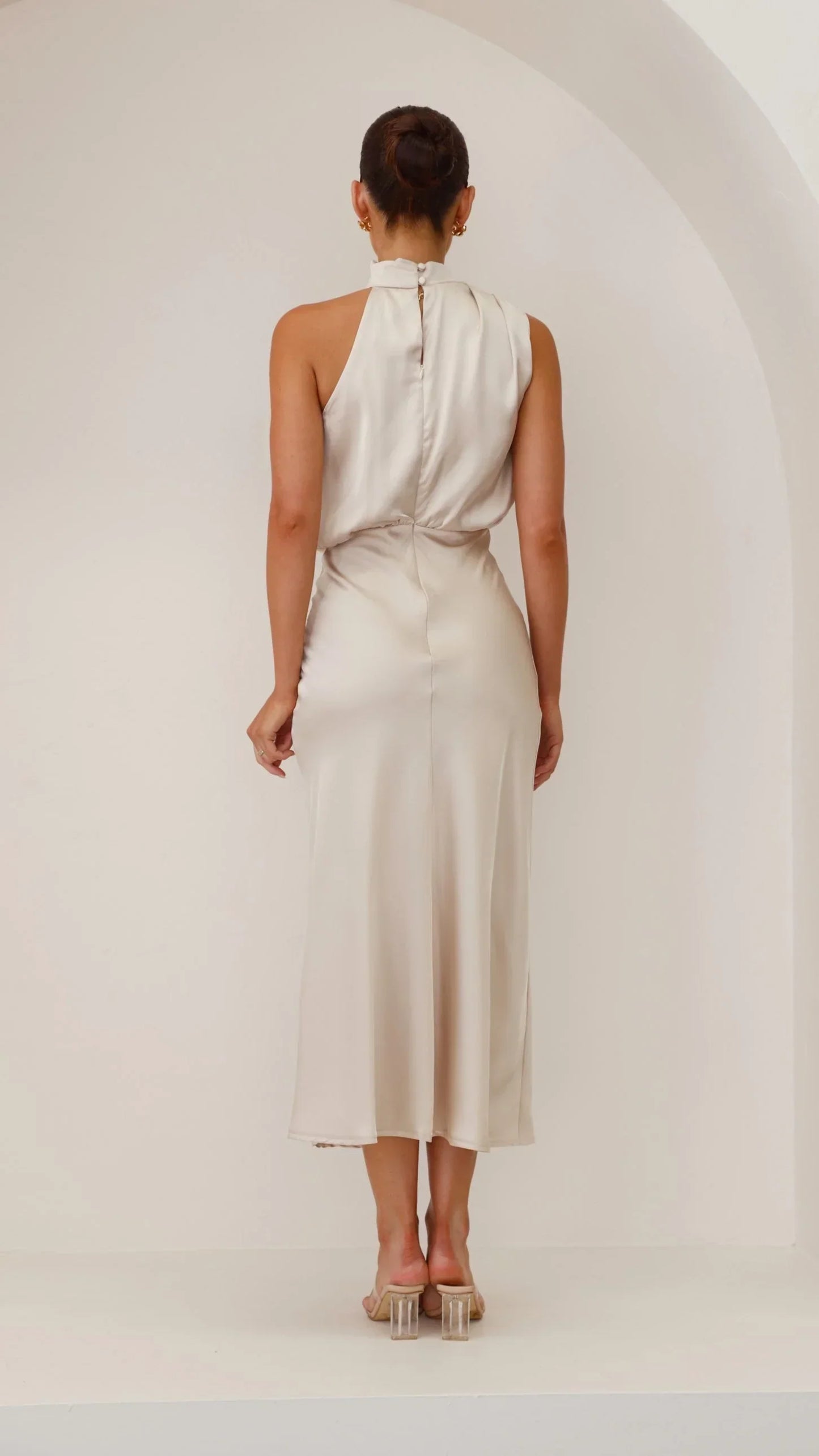 Isabelle Draped Midi Dress