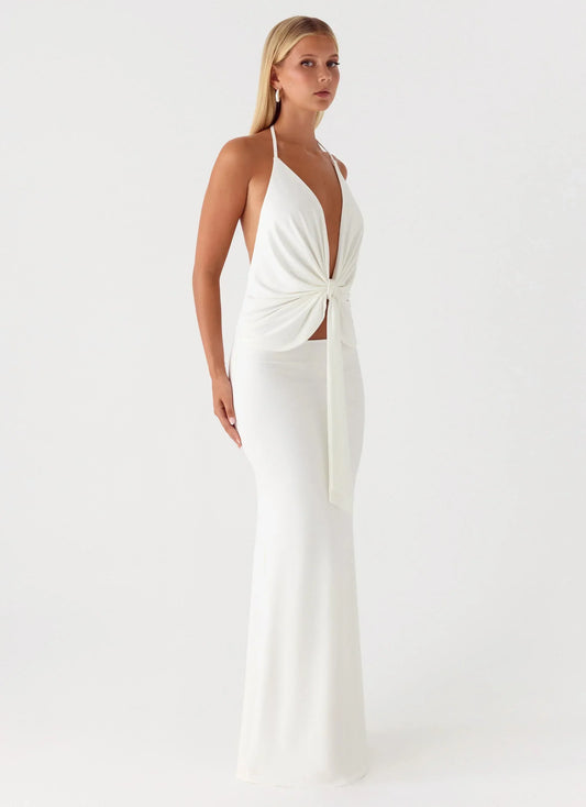Undercover Maxi Dress - White