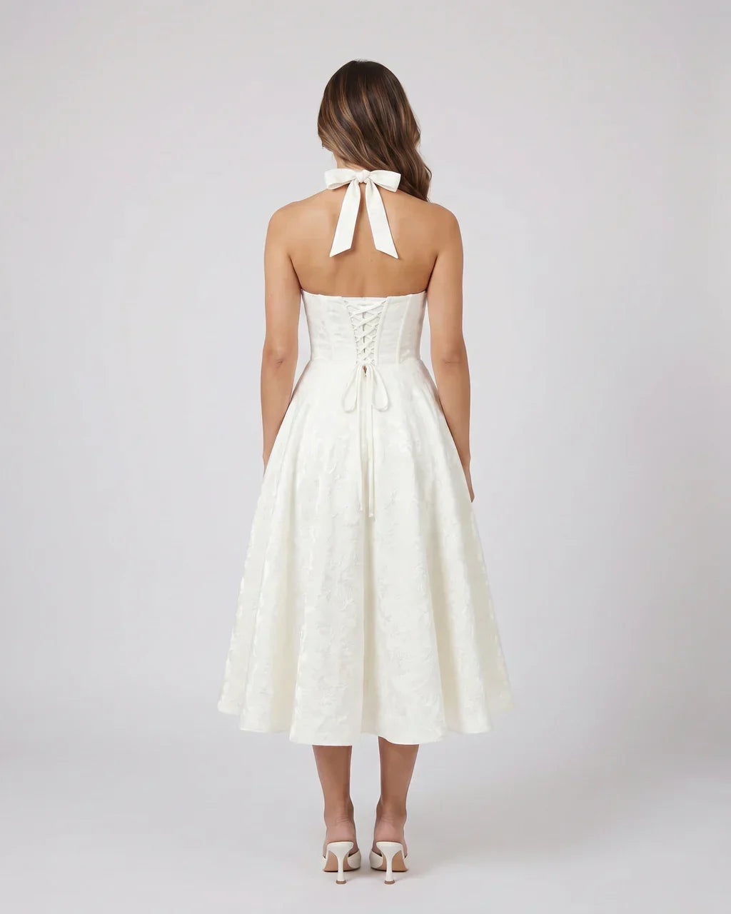 Sienna Jacquard Midi Dress