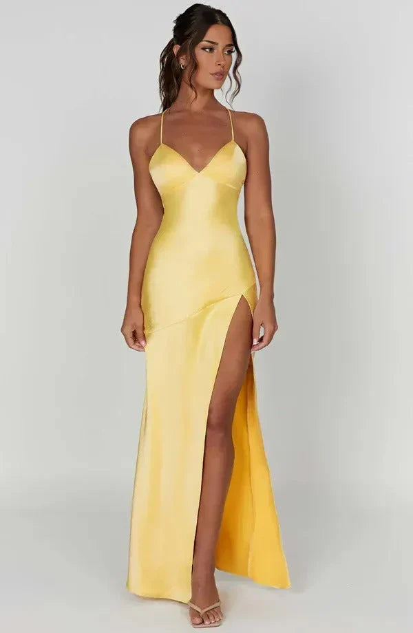 Scarlett Satin Maxi Dress