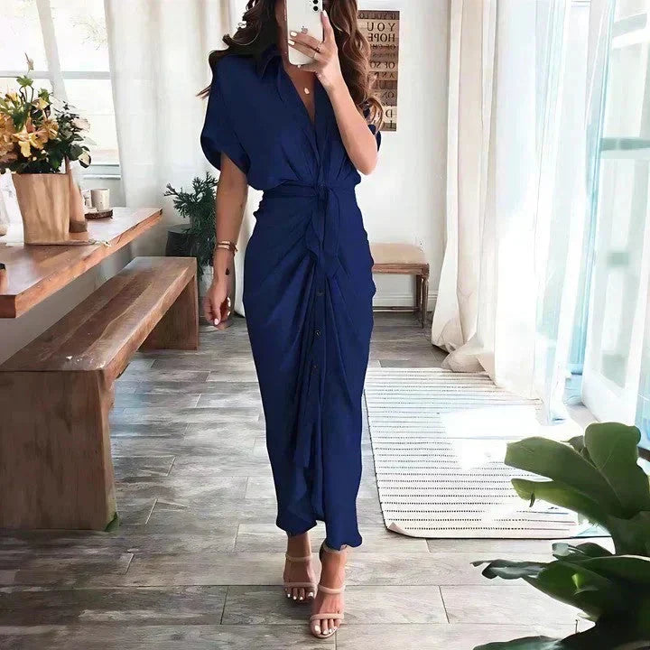 Audrey Wrap Midi Dress