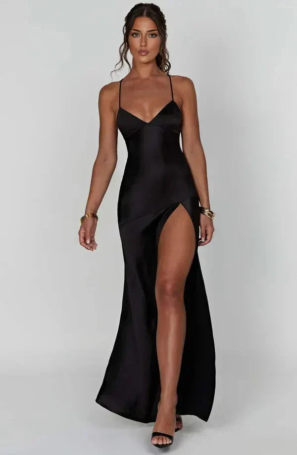 Scarlett Satin Maxi Dress