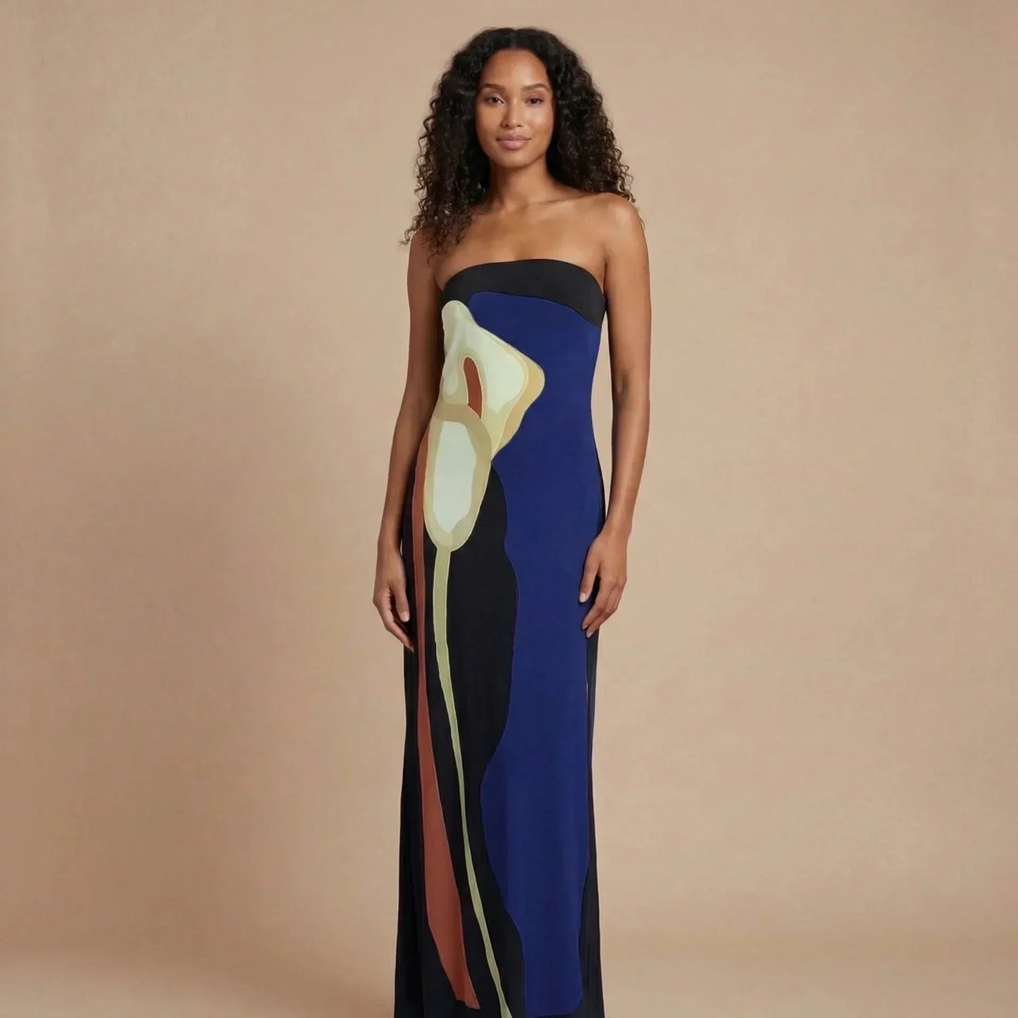 Solstice Abstract Maxi Dress