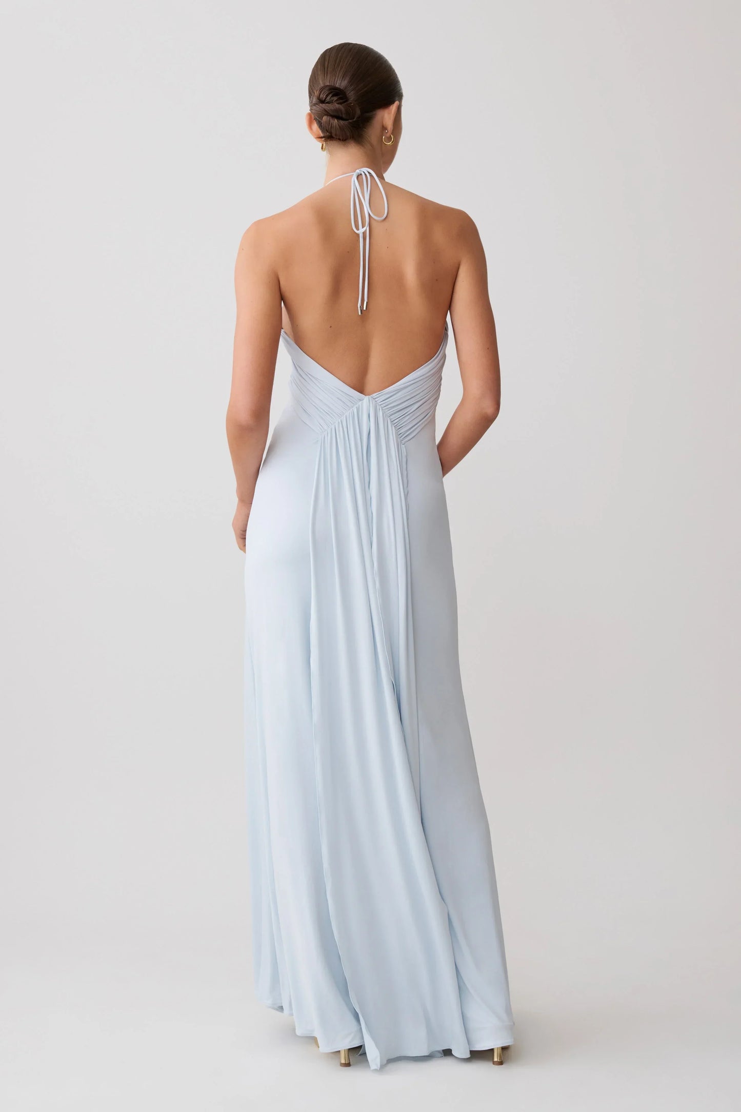 Maely Gathered Maxi Dress