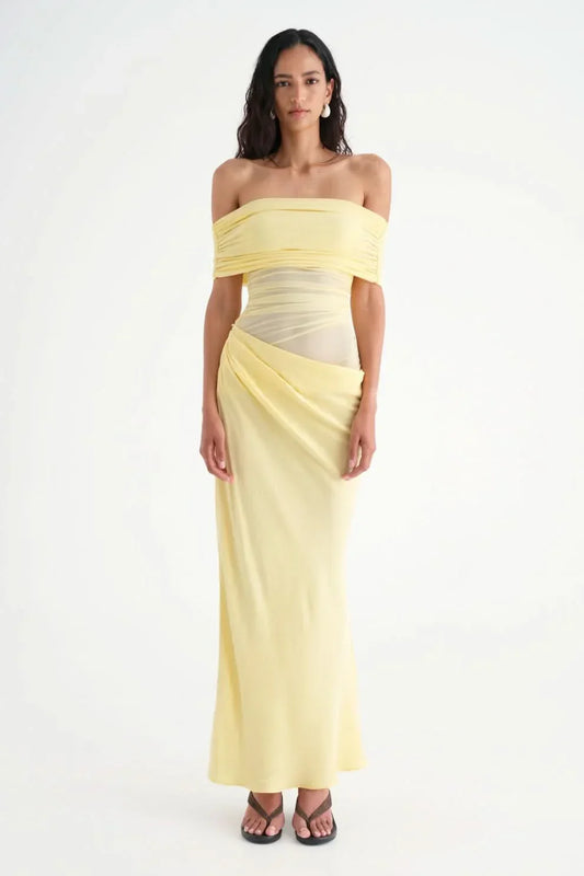 Sienna Ruched Maxi Dress